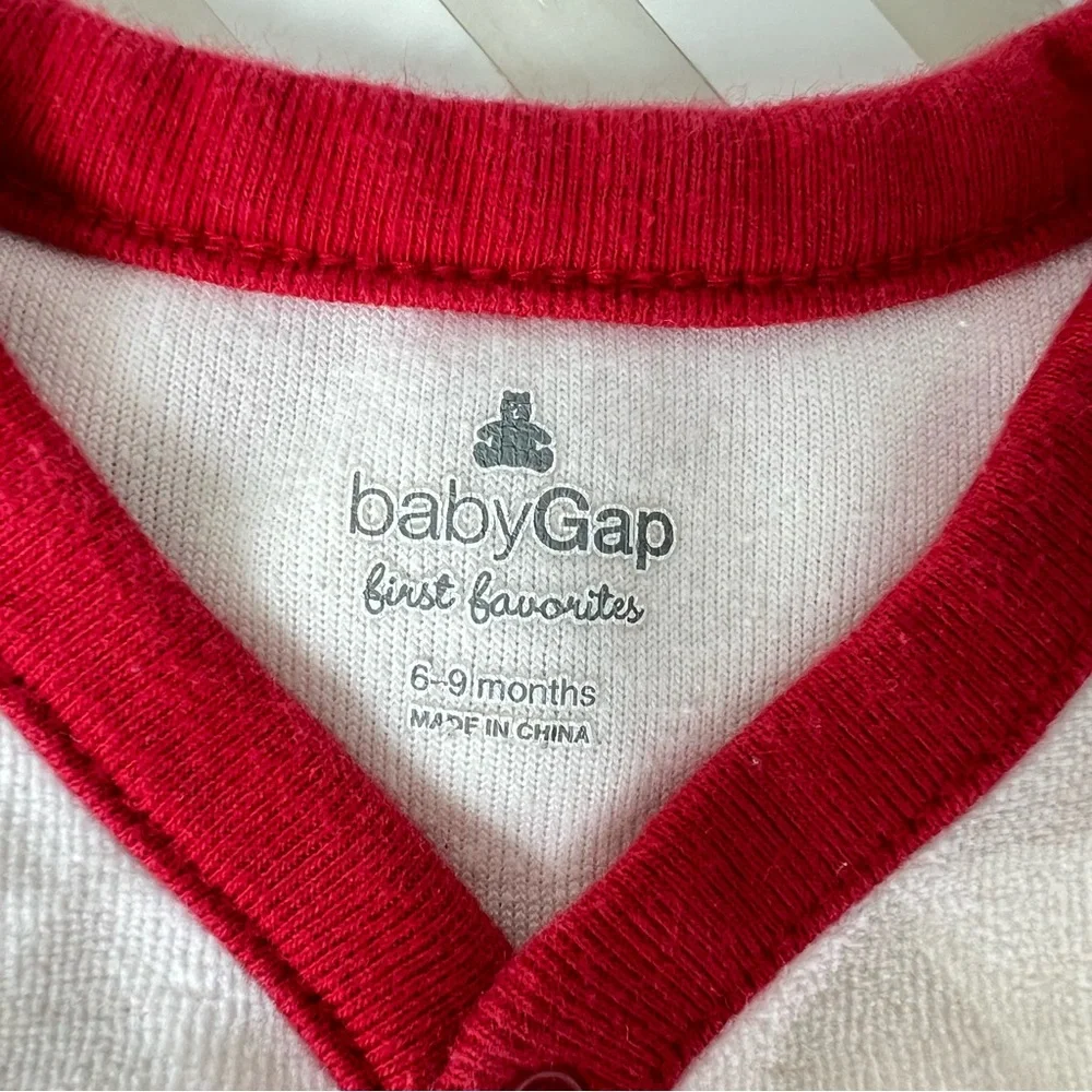 GAP Baby Geometric Velour Footie, 6-9mo
